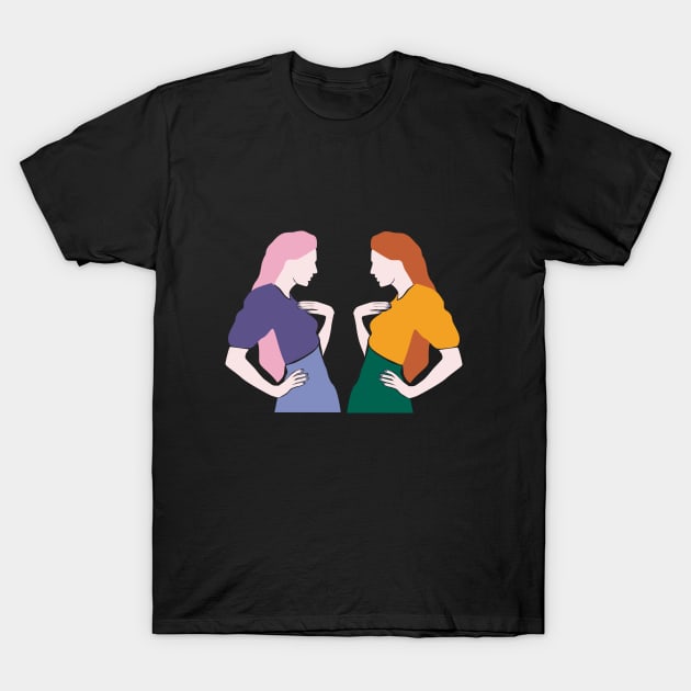 Twins T-Shirt by candelanieto